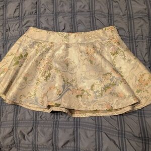 Dolls Kill Sugar Thrillz Floral Mini Skirt XL - NWT